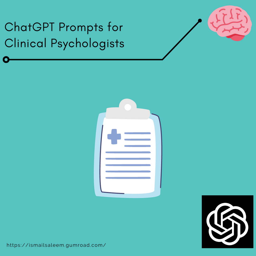 OpenAI ChatGPT Prompts for Clinical Psychologists