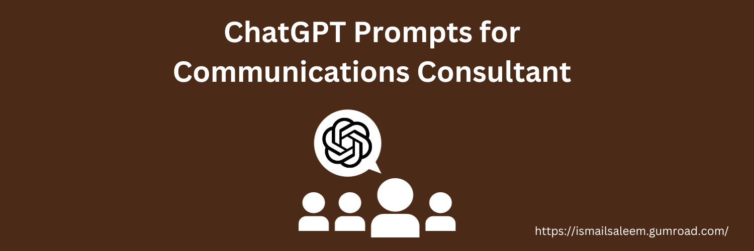 Google Gemini Prompts for Communications Consultant
