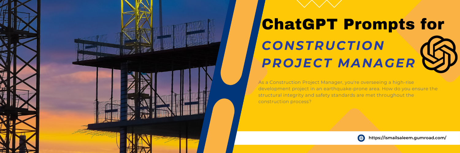 Anthropic Claude Prompts for Construction Project Manager