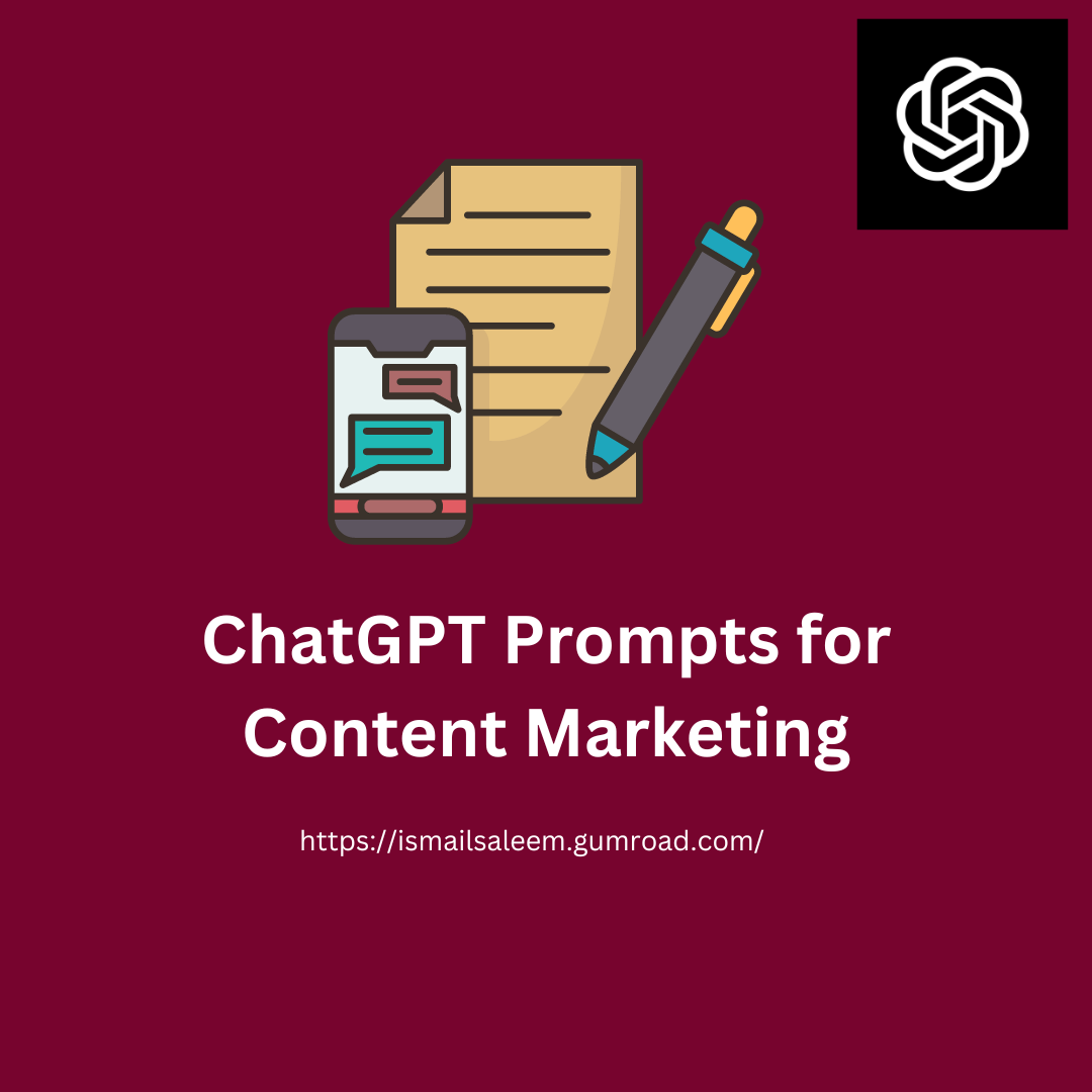 ChatGPT Prompts for Content Marketing