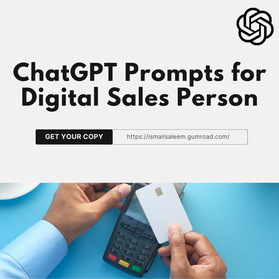 ChatGPT Prompts for Digital Sales Person