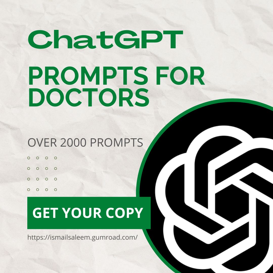 ChatGPT Prompts for Doctors
