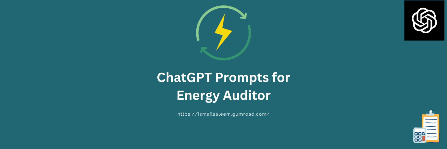 Anthropic Claude Prompts for Energy Auditor