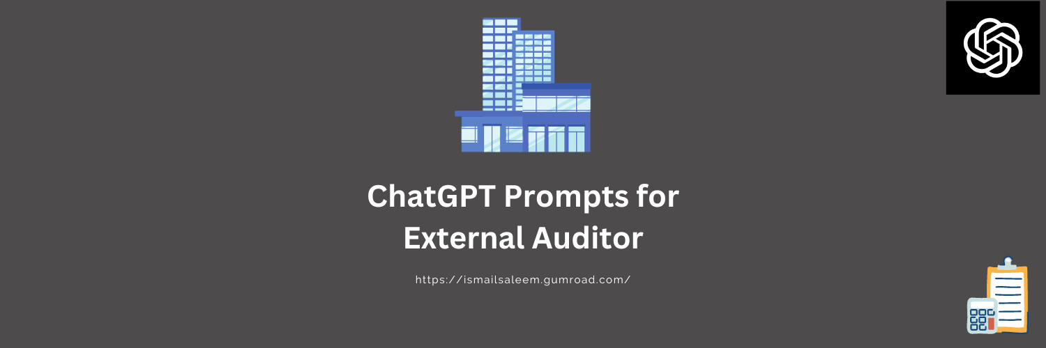 ChatGPT Prompts for External Auditor