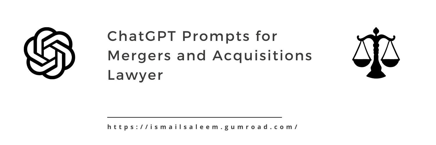 Anthropic Claude Prompts for Mergers and Acquisitions Lawyer