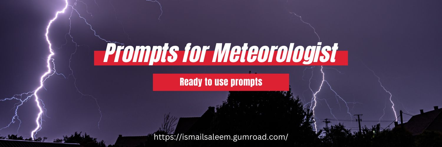 DeepSeek Prompts for Meteorologist