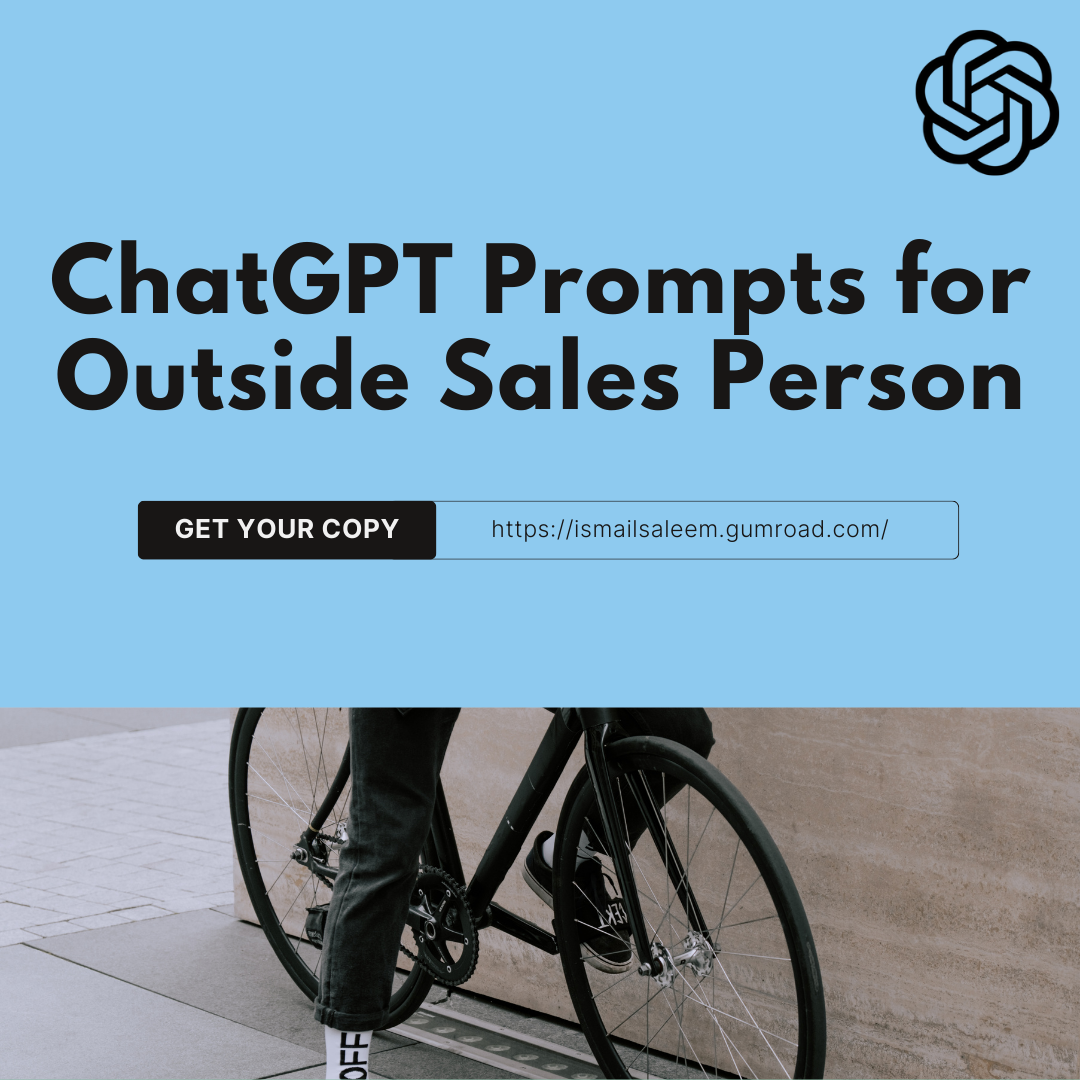 ChatGPT Prompts for Outside Sales Person