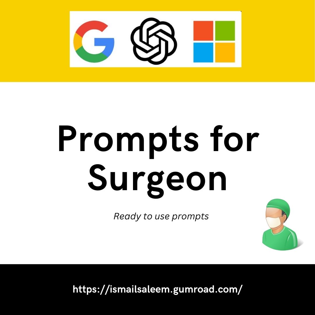ChatGPT Prompts for Surgeons