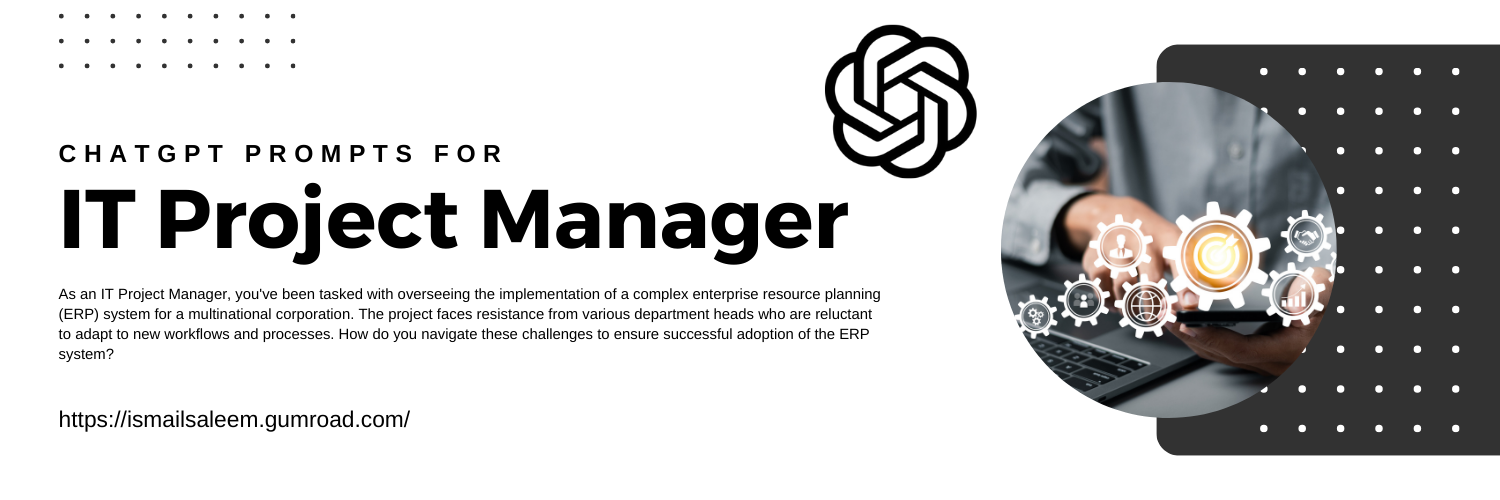 Google Gemini Prompts for IT Project Manager