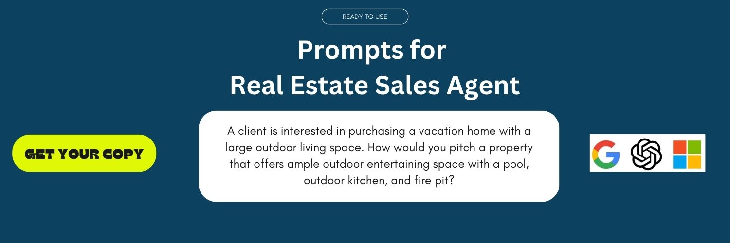Perplexity Prompts for Real Estate Sales Agent